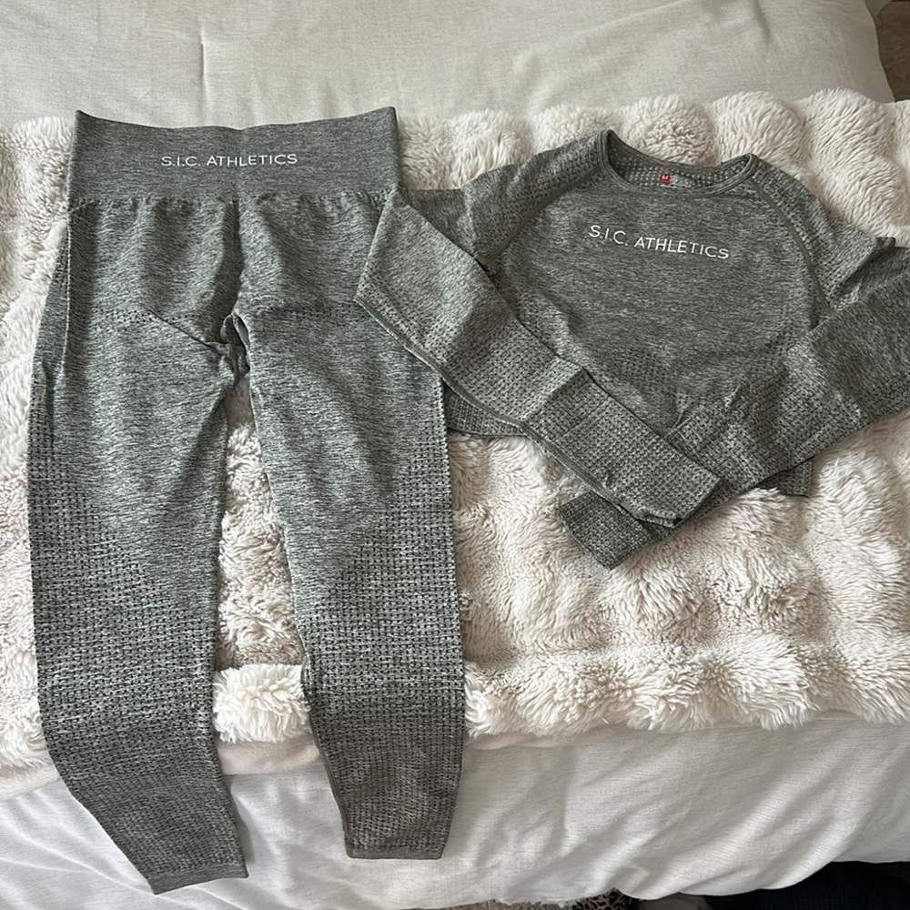 S.I.C Athletics Gray Activewear Set